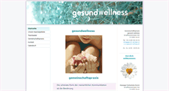 Desktop Screenshot of gesund-wellness.ch