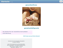 Tablet Screenshot of gesund-wellness.ch